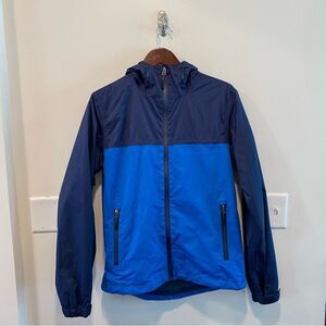 McKinley men’s raincoat in size small aquamax waterproof blue